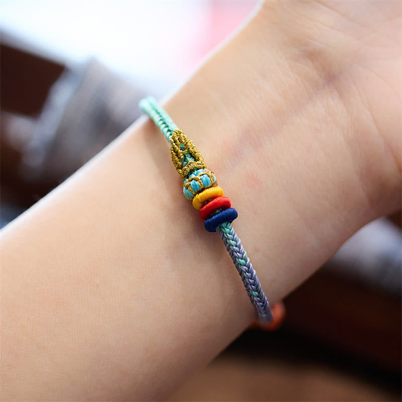 Hand-Braided Eight-Thread Rope Endless Knot Harmony Bracelet