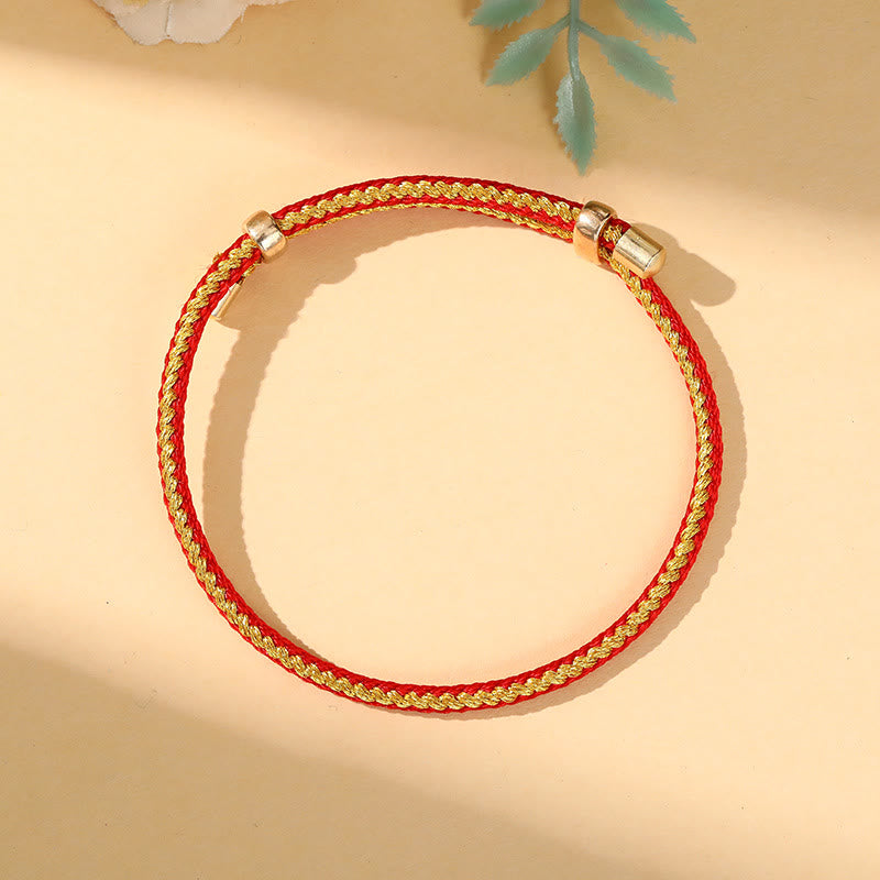 Colorful Rope Zongzi Pattern Luck Handmade Child Adult Bracelet