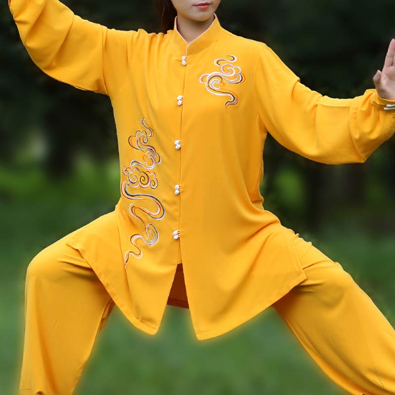 Handcrafted Breathable Unisex Meditation and Tai Chi Two-Piece Set