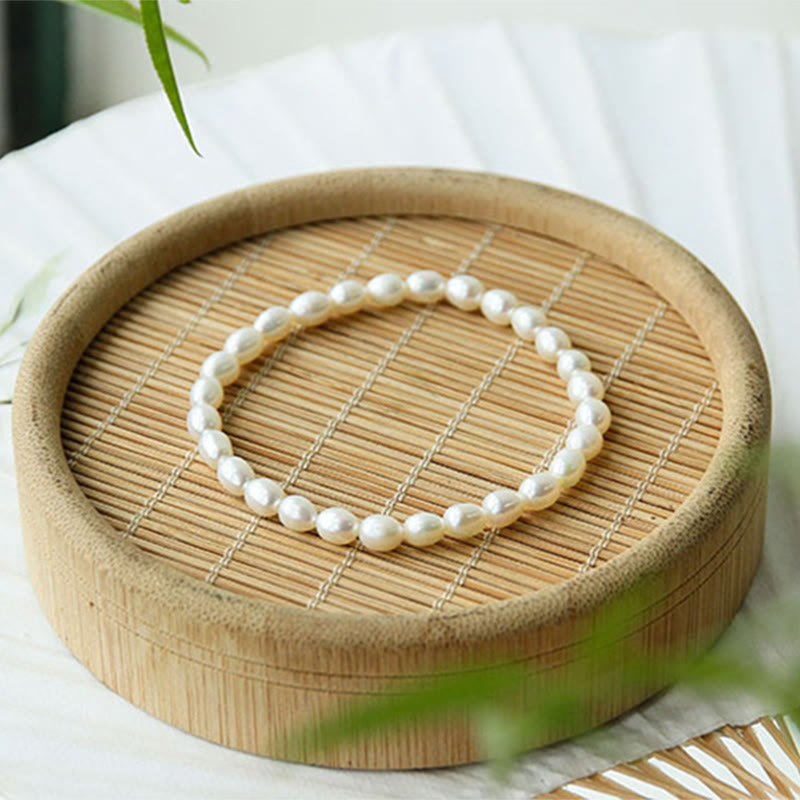 Natural Pearl Healing Beaded Bracelet