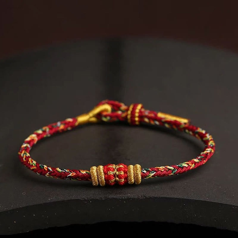 Handmade Colorful Rope King Kong Knot Braided Luck Bracelet