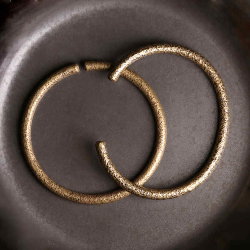 Rustic Design Copper Balance Adjustable Cuff Bracelet