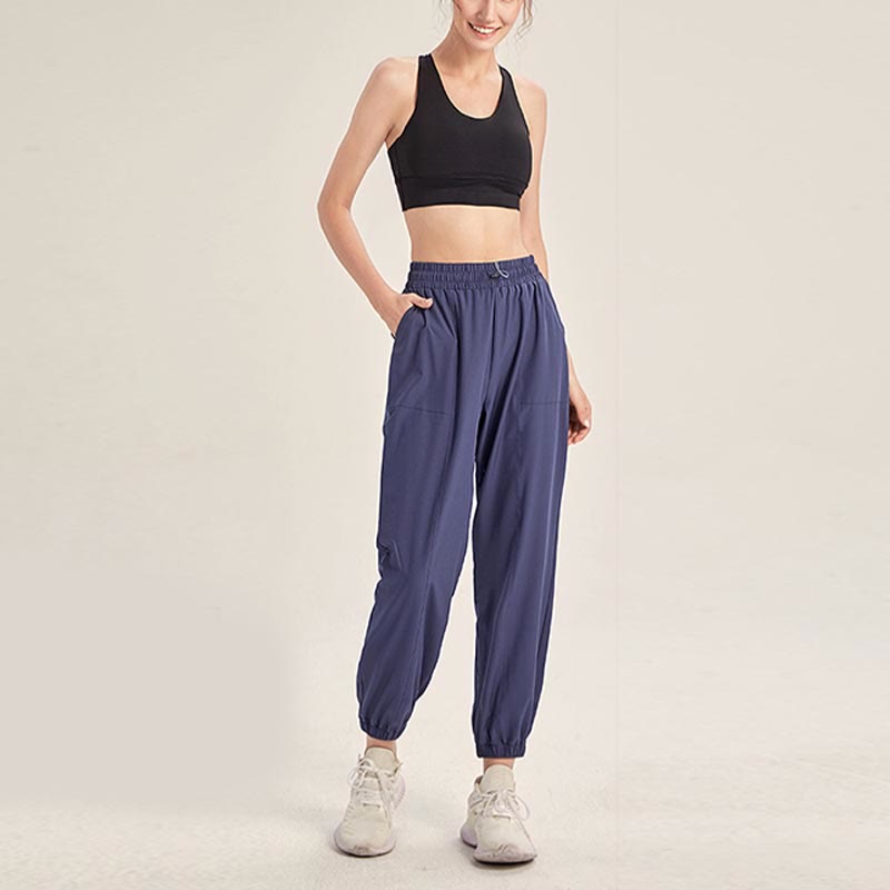 Fitness Yoga Sports Track Pants With Pockets