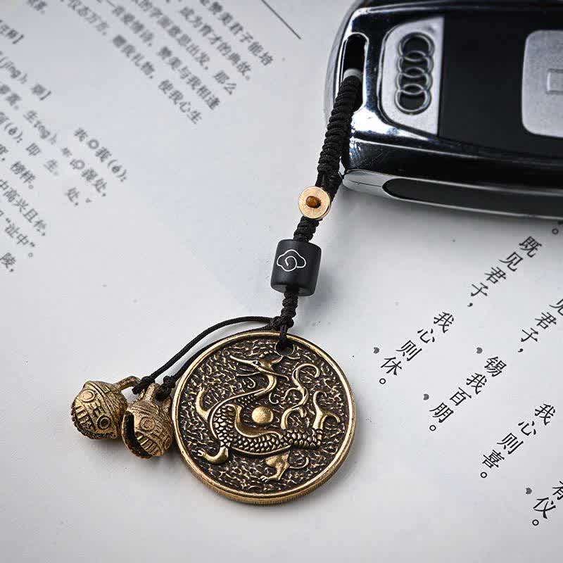 Four Symbols Azure Dragon White Tiger Vermilion Bird Black Tortoise Key Chain