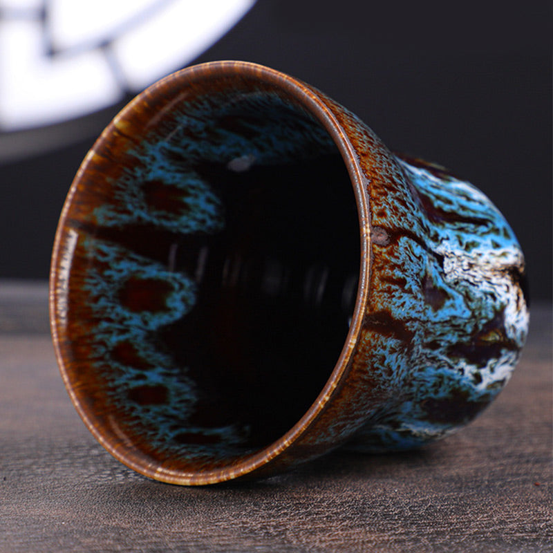 Vintage Kiln Change Design Ceramic Coffee Mug Tea Cup 150ml