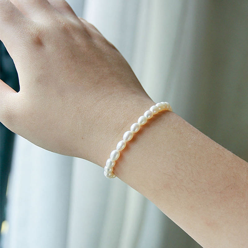 Natural Pearl Healing Beaded Bracelet