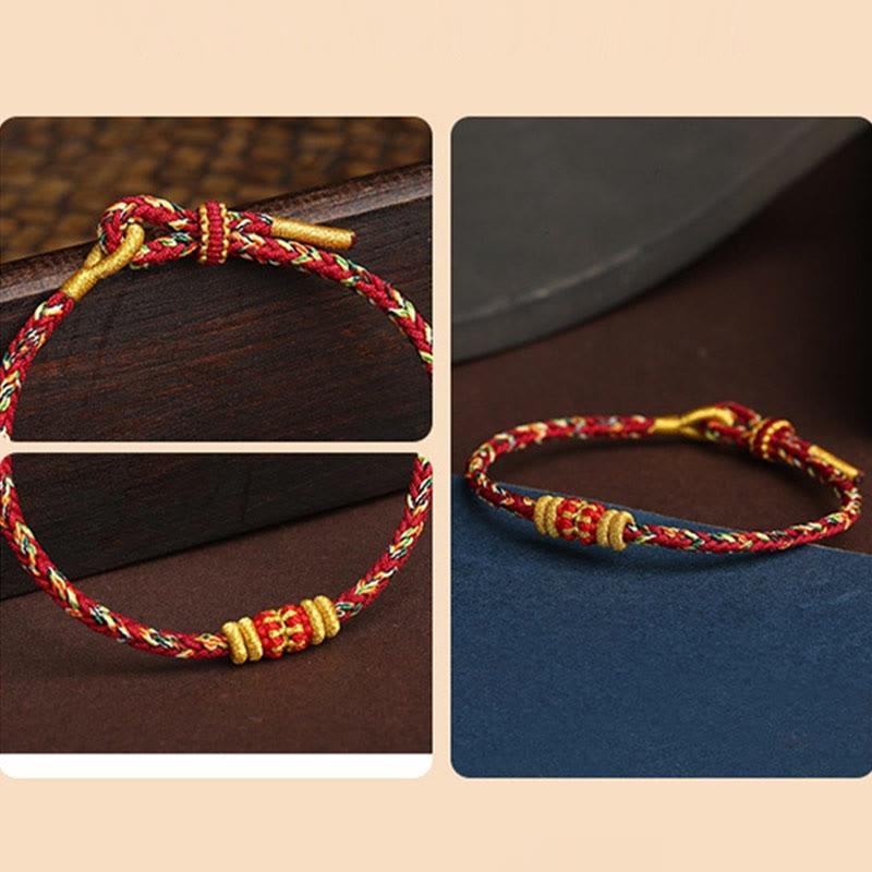 Handmade Colorful Rope King Kong Knot Braided Luck Bracelet
