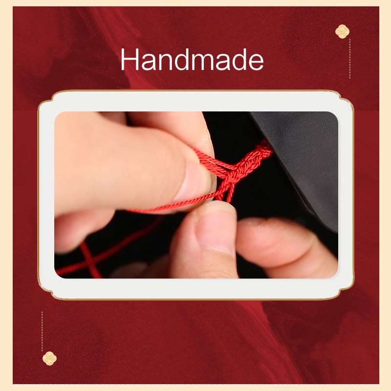999 Sterling Silver Chinese Zodiac Natal Buddha Red Rope Luck Strength Handcrafted Kids Bracelet