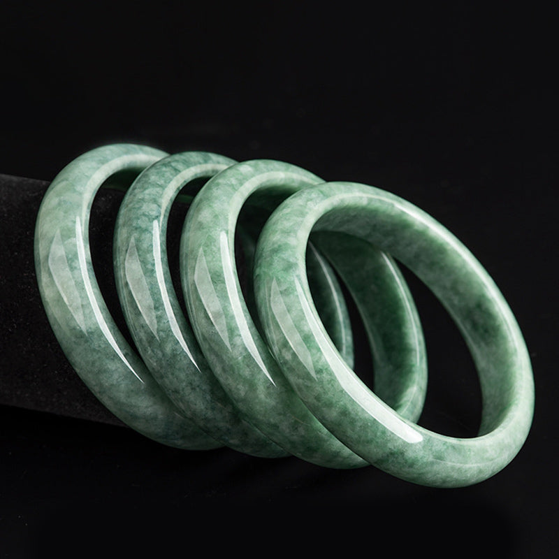 Natural Jade Luck Wealth Bangle Bracelet