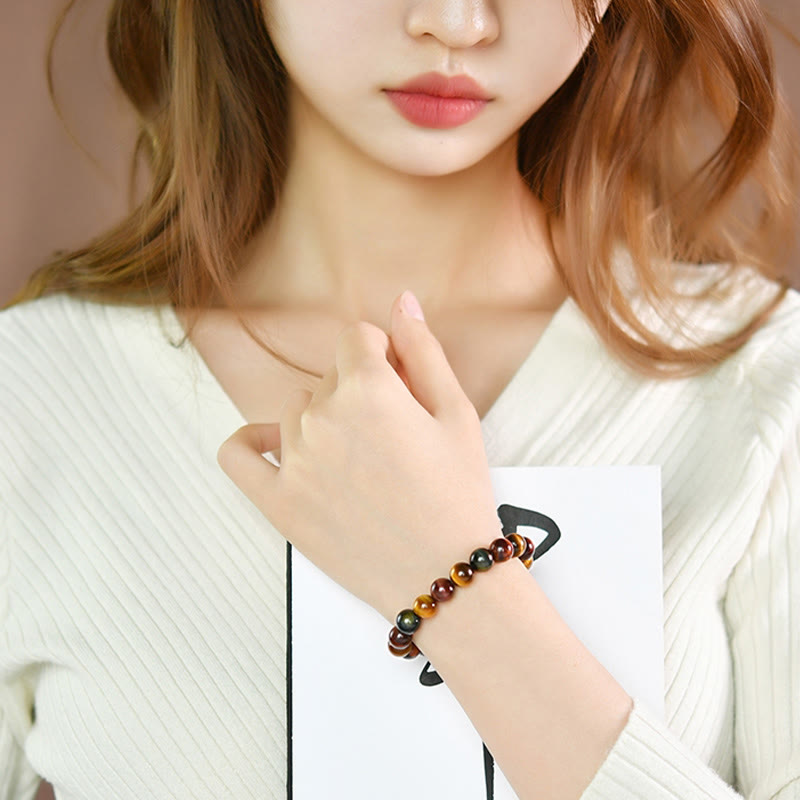 Natural Tiger Eye Positive Protection Bracelet