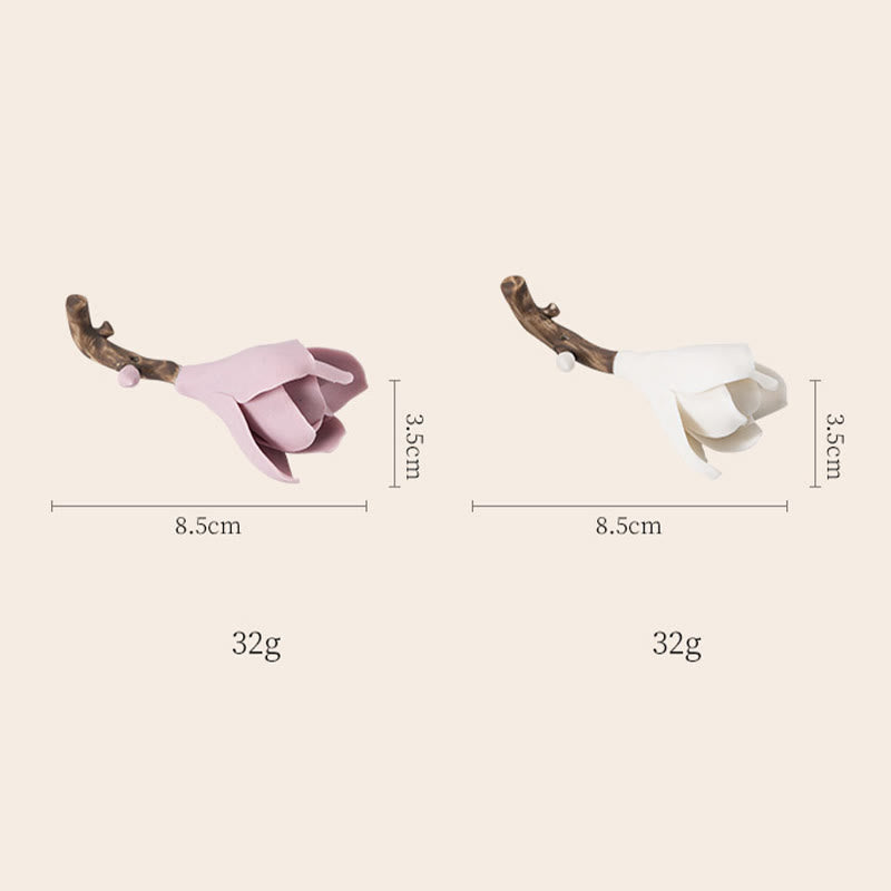 Ceramic Gardenia Flower Pattern Incense Burner for Mindful Aromatic Practice