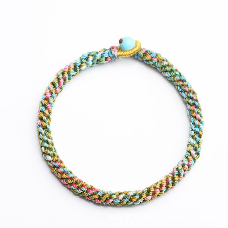 Colorful Rope Luck Handcrafted Braided Child Adult Bracelet