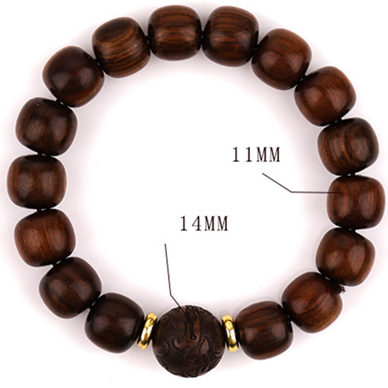 Natural Rosewood Compassion & Mindfulness Bracelet