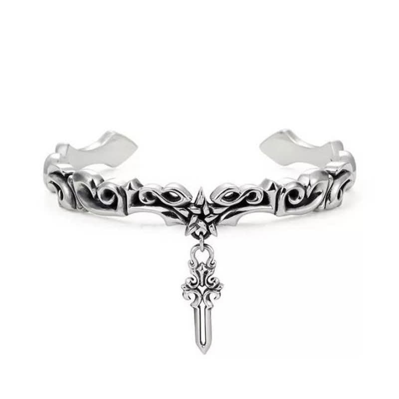 Viking Style Twisted Braided Pattern Copper Balance Bracelet