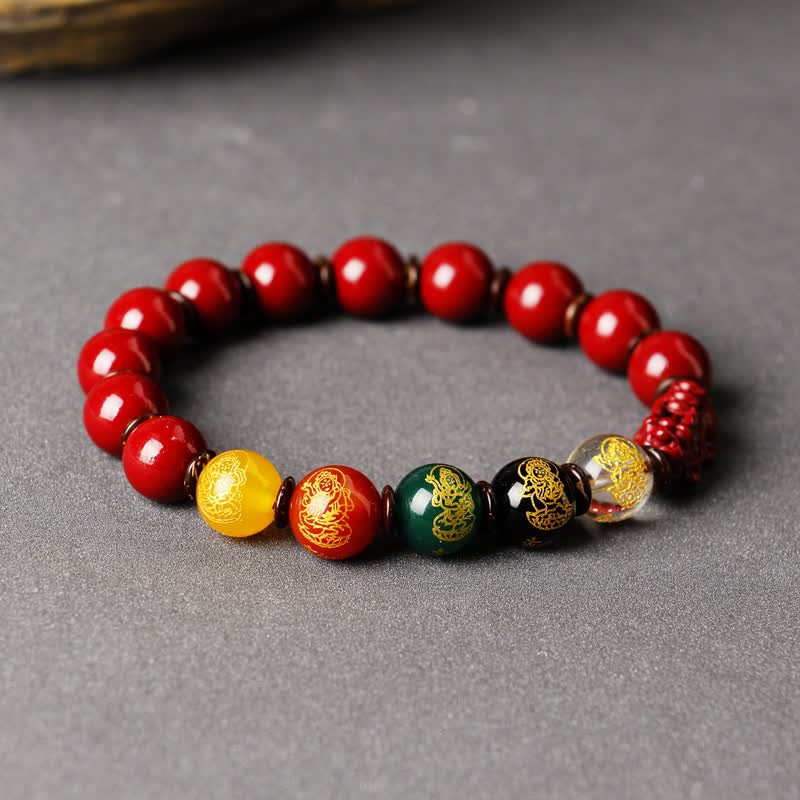 Hand-Selected Cinnabar Pixiu 'God of Wealth' Bracelet for Focused Abundance