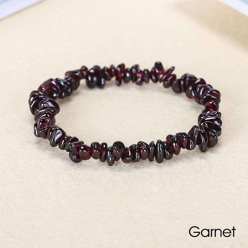 Irregular Cut Crystal Stone Bracelet | Natural Energy Anchor