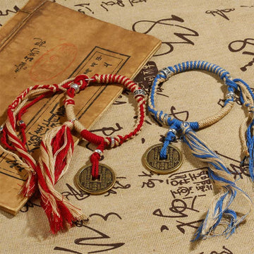 Mountain Ghosts Spend Money Wealth Prosperity Handmade Braided Bracelet