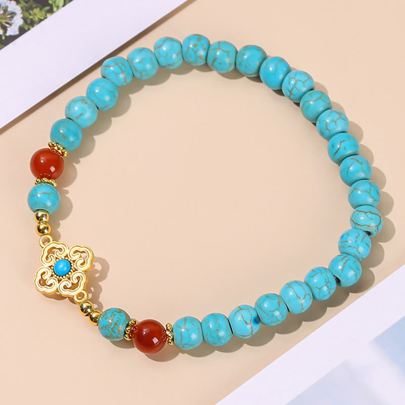 Turquoise Bead Protection Balance Bracelet