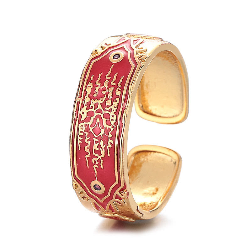 Five Scriptures Copper Healing Ring