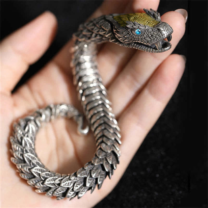 Dragon Snake Handmade Amulet Protection Chain Bracelet