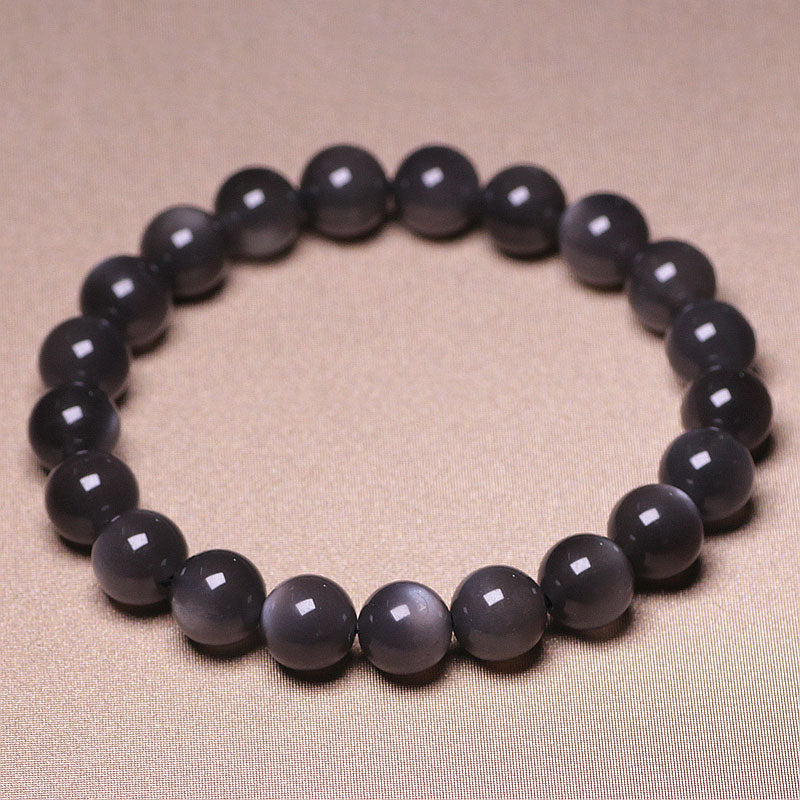 Natural Moonstone Beaded Bracelet for Emotional Harmony & Growth