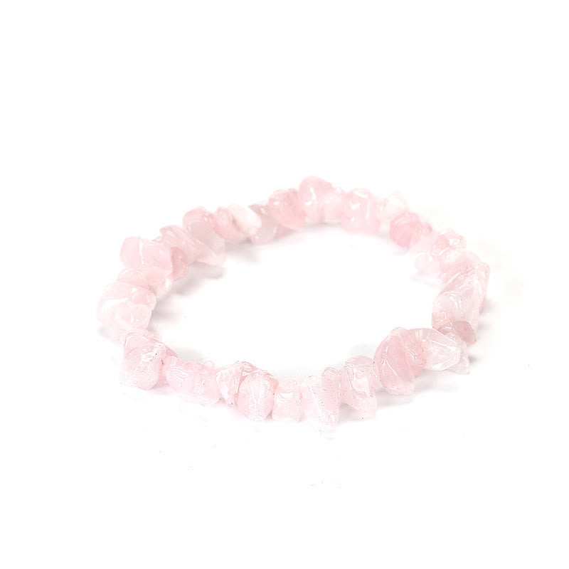 Irregular Cut Crystal Stone Bracelet | Natural Energy Anchor