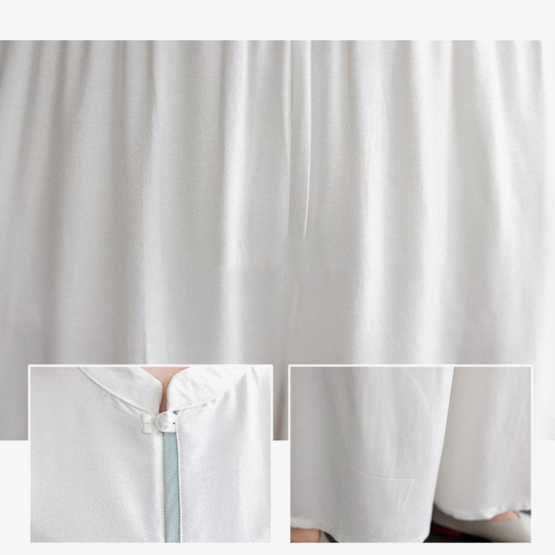 2Pcs Tang Suit Long Sleeve Shirt Top Pants Meditation Zen Tai Chi Cotton Linen Clothing Women's Set