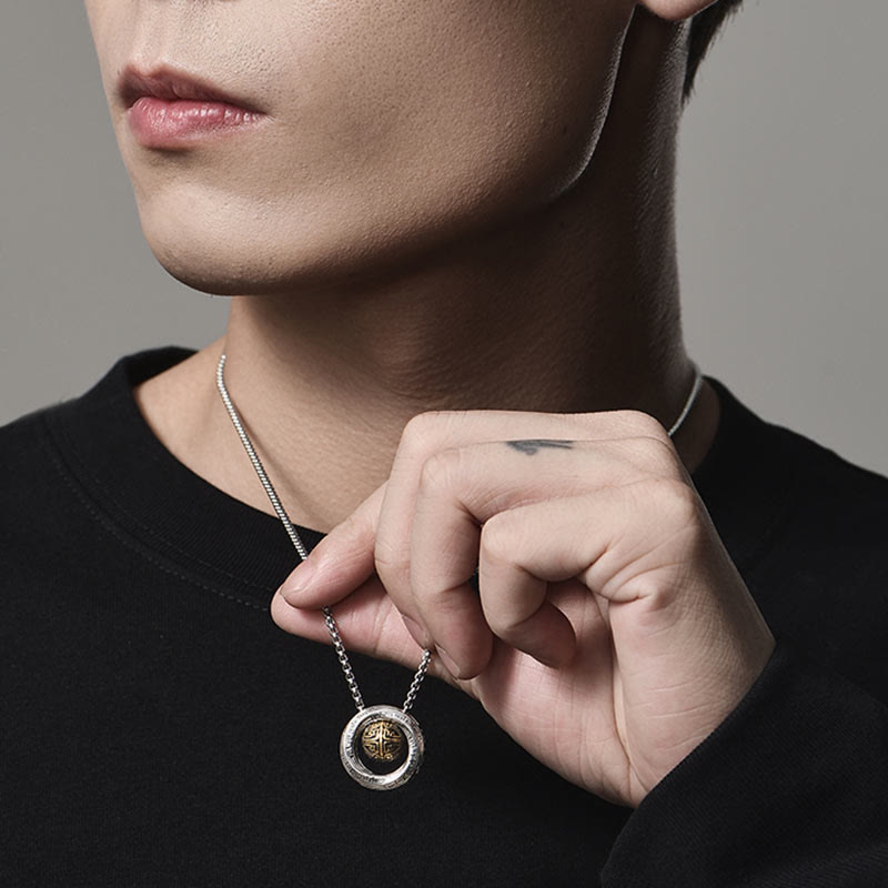 Mobius Lucky Bead Copper Wealth Necklace Pendant