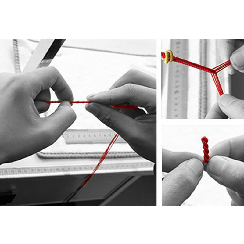 "May you be good fortune and success" Lucky Multicolored Bracelet