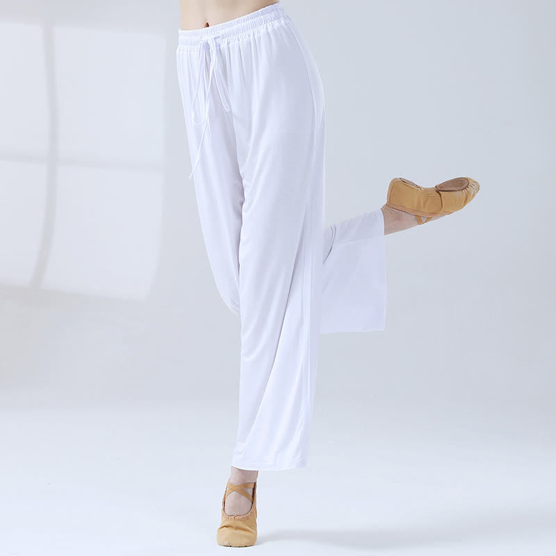 Soft Modal Flowing Wide-Leg Yoga Meditation Pants