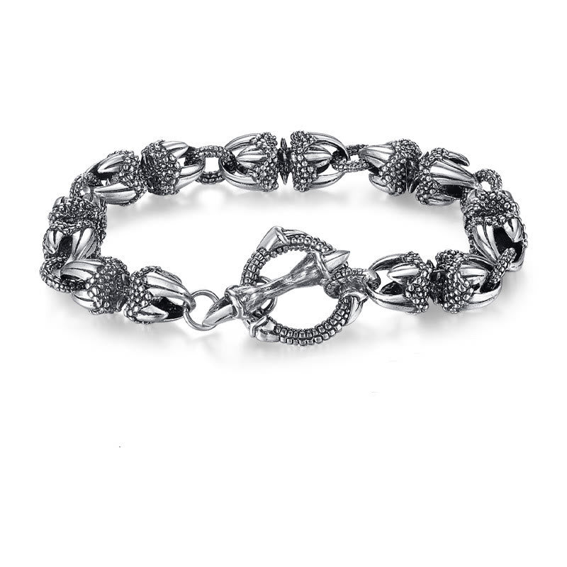 Dragon Claw Engraved Strength Protection Bracelet