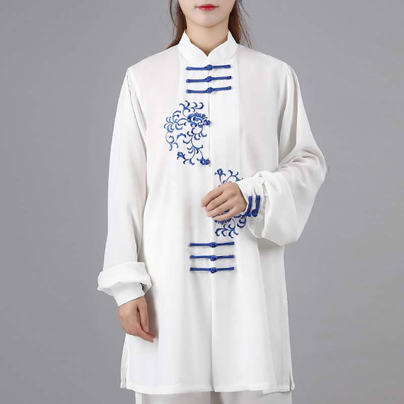 Breathable Unisex Two-Piece Meditation and Tai Chi Practice Uniform