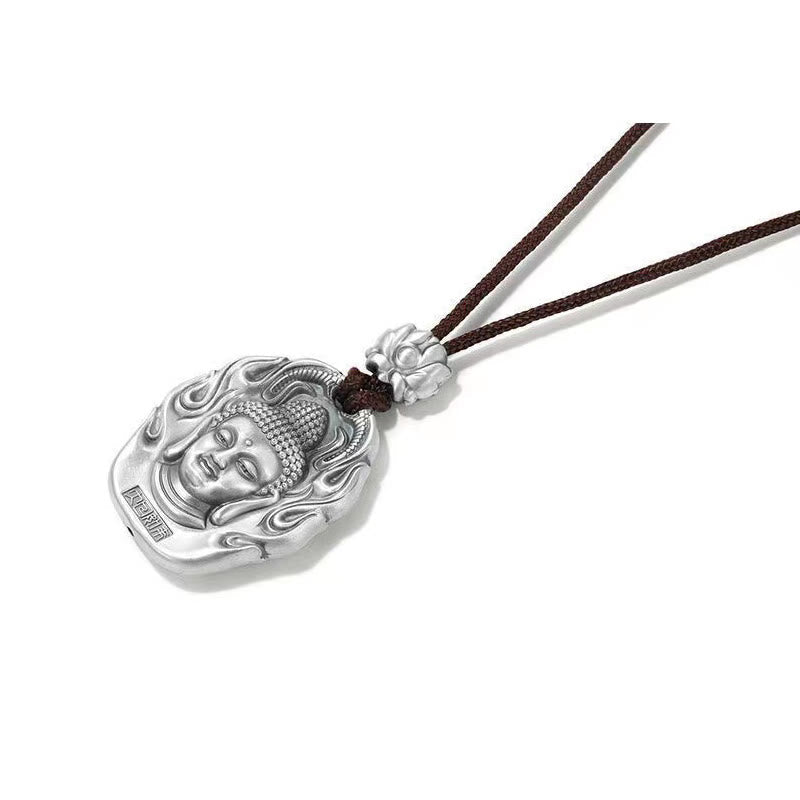 Chinese Zodiac Natal Buddha Om Mani Padme Hum Lotus Compassion Necklace Pendant