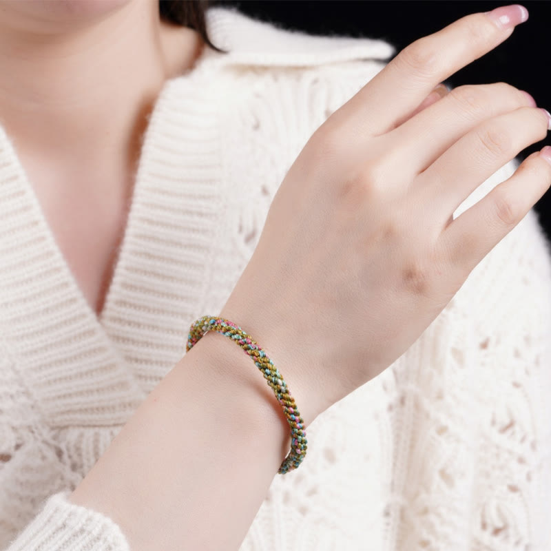 Colorful Rope Luck Handcrafted Braided Child Adult Bracelet