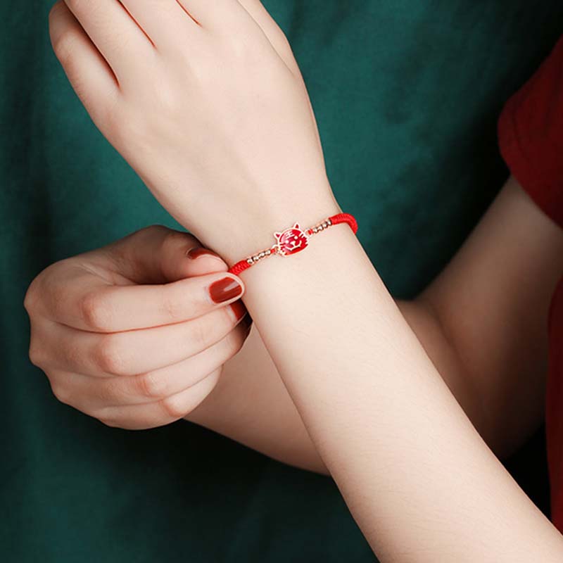 12 Chinese Zodiac Lucky Red String Bracelet