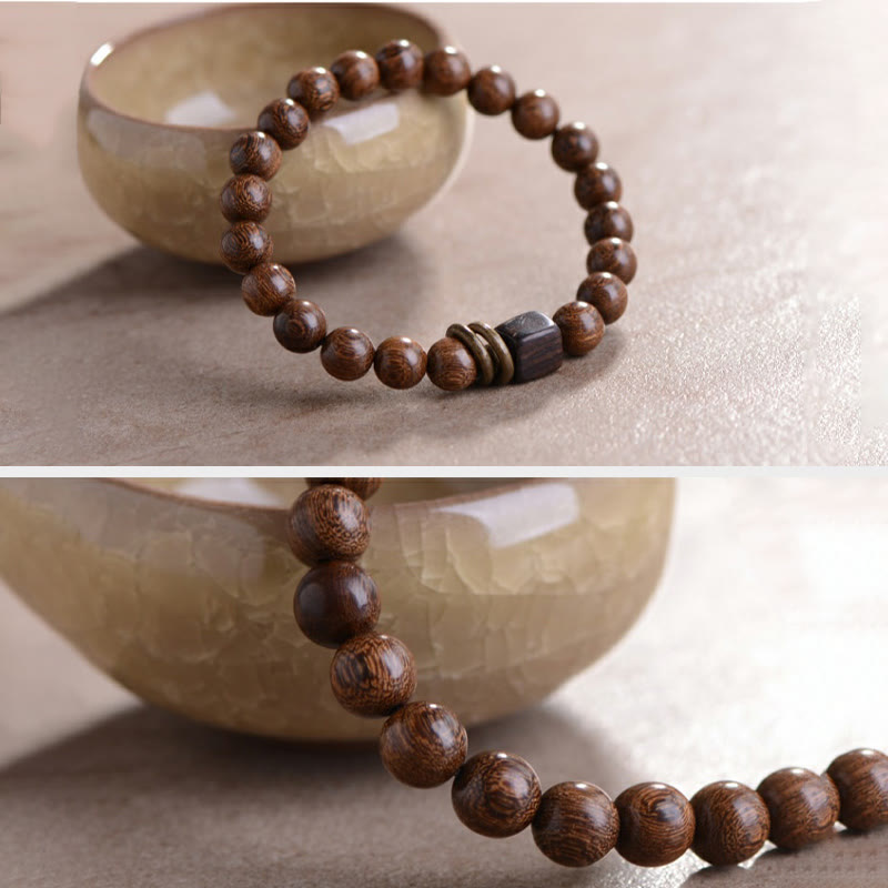 Phoebe Zhennan Wood Spirituality Bracelet