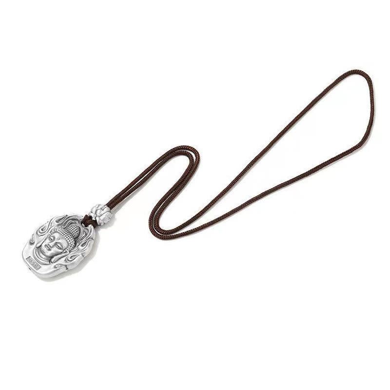 Chinese Zodiac Natal Buddha Om Mani Padme Hum Lotus Compassion Necklace Pendant