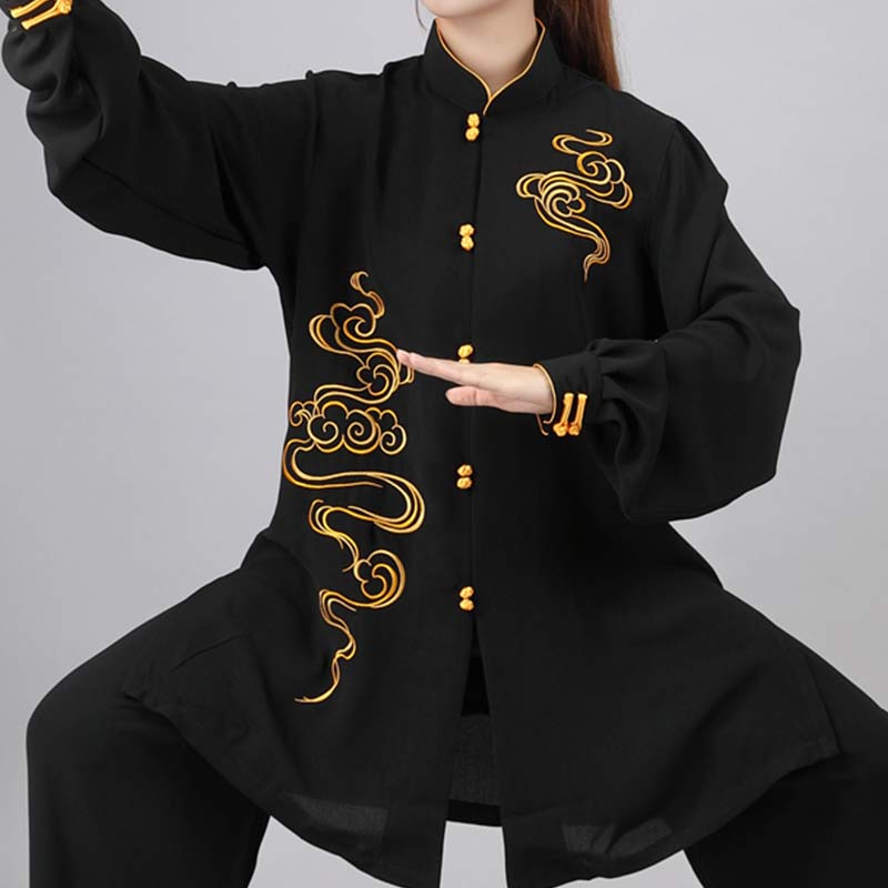 Handcrafted Breathable Unisex Meditation and Tai Chi Two-Piece Set