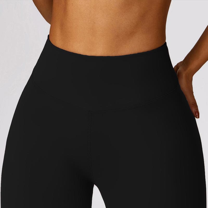 Women Short Sleeve T-Shirt Top High Waist Leggings Pants For Sports Yoga