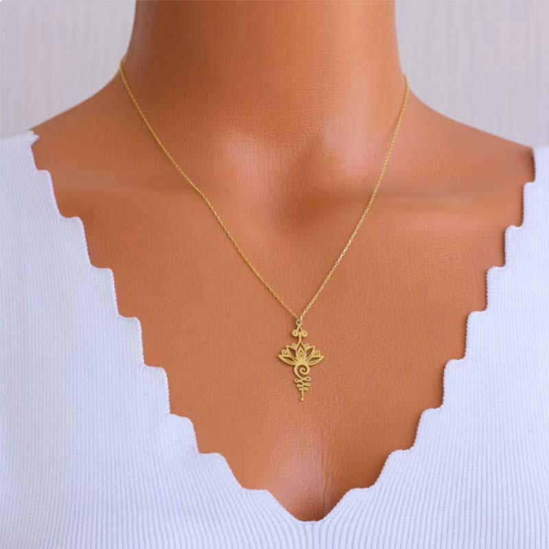 Lotus Luck Wealth Necklace Pendant