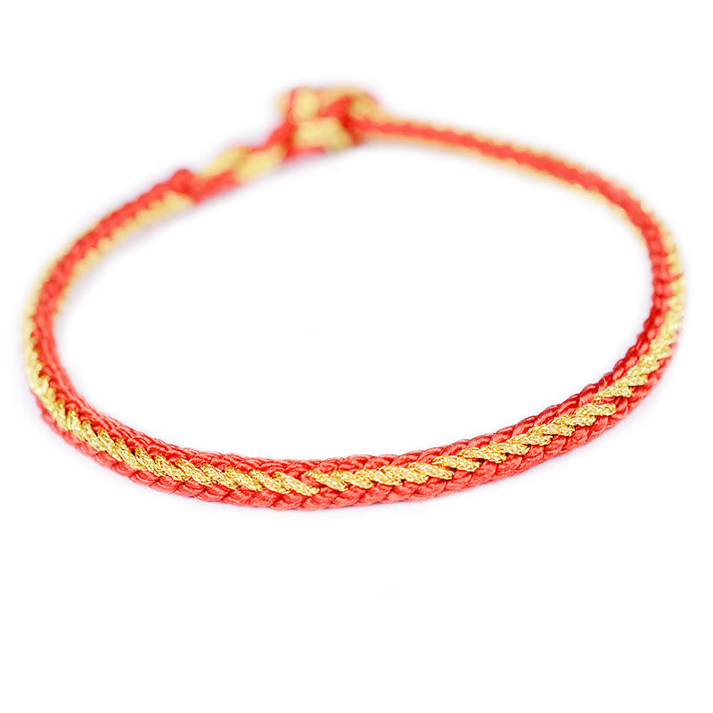 Two-Color Rope Handcrafted Eight Thread Peace Knot Bracelet (Extra 30% Off | USE CODE: FS30)