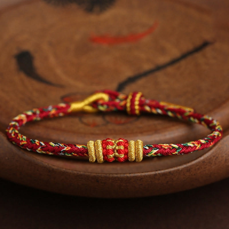 Handmade Colorful Rope King Kong Knot Braided Luck Bracelet