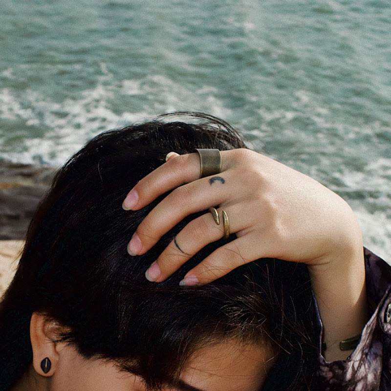 Simple Design Copper Luck Adjustable Ring