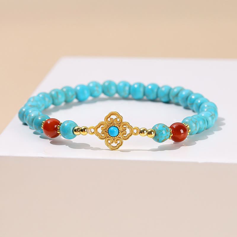 Turquoise Bead Protection Balance Bracelet