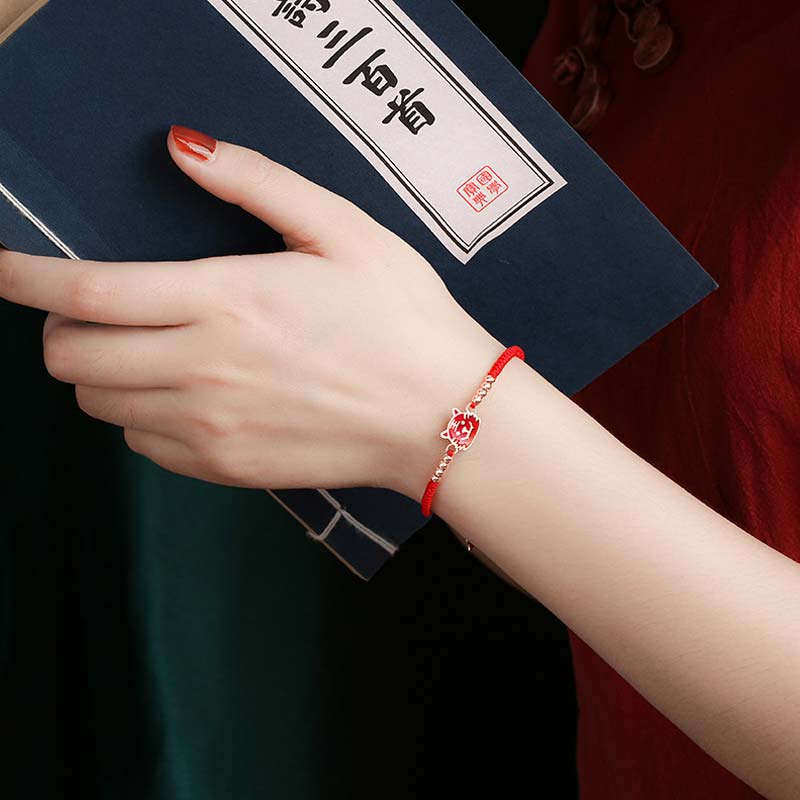 12 Chinese Zodiac Lucky Red String Bracelet