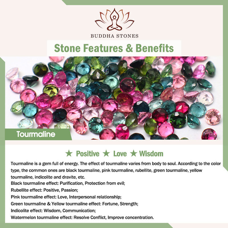 Multicolored Tourmaline Chalcedony Double Wrap Bracelet with Lily of the Valley & Wu Lou Gourd Charms