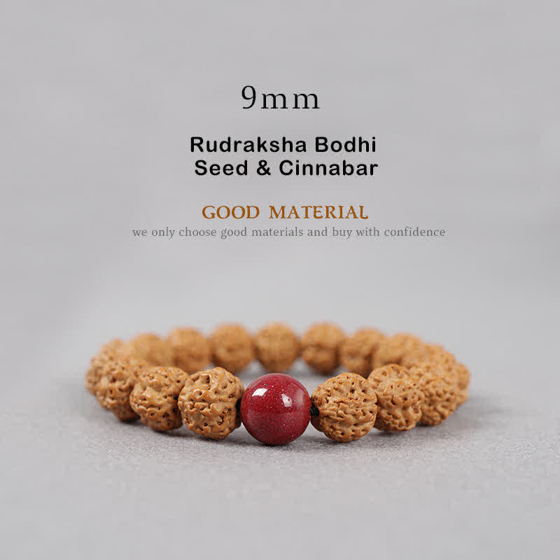 Tibet Rudraksha Bodhi Seed Dzi Bead Amber Turquoise Wealth Bracelet