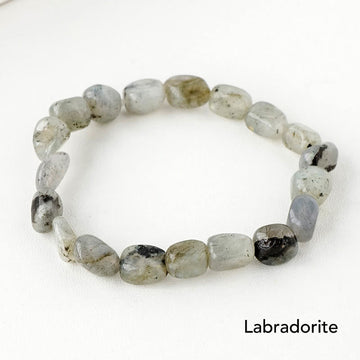 Natural Irregular Shape Crystal Stone Spiritual Awareness Bracelet
