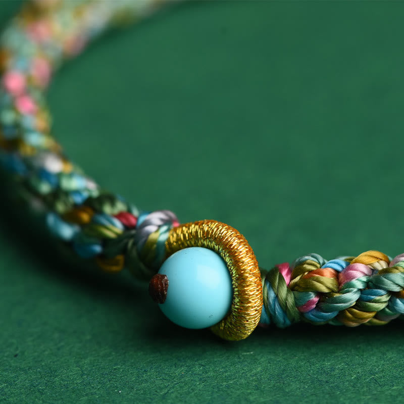 Colorful Rope Luck Handcrafted Braided Child Adult Bracelet