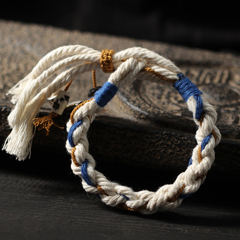 Tibet Zakiram Goddess of Wealth Thangka Handmade Luck Bracelet